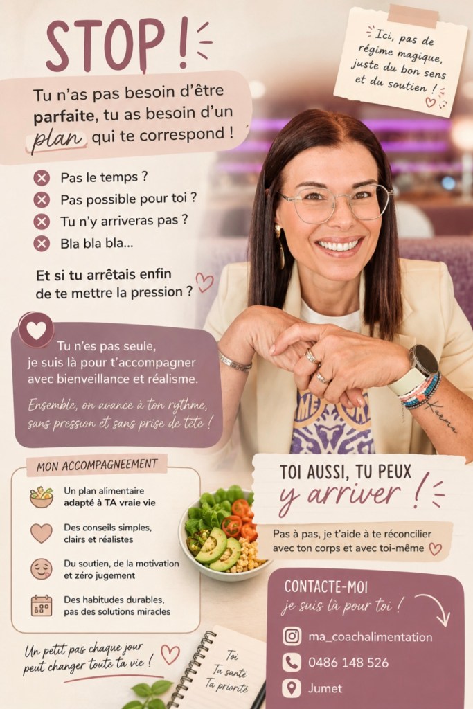 Fiche conseil de Mélanie Adam : Stop ! Tu n'as pas besoin d'être parfaite, tu as besoin d'un plan